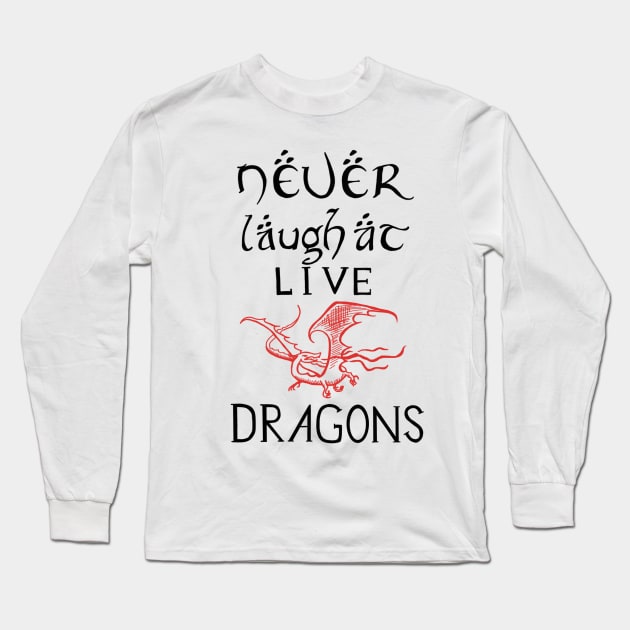 Live Dragons Long Sleeve T-Shirt by CRcreations